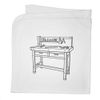 Azeeda 'Tools Workbench' Cotton Baby Blanket/Shawl (BY00033750)
