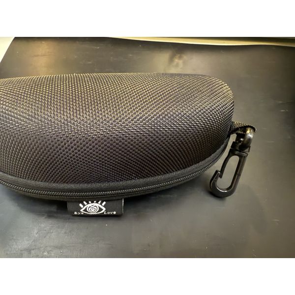 Eye Love zipper case With Sun Glasses Comes With Bag.