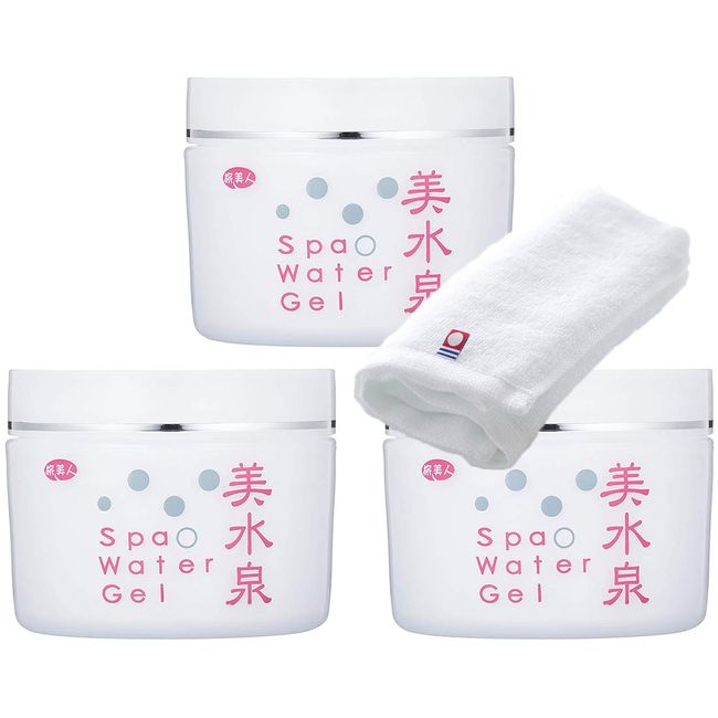 Azuma Shoji (Imabari Towel Included), Spauota Gel, Misizuizumi, 2.8 oz (80 g), Set of 3, Travel Beauty All-in-One Gel