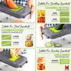 Multifunctional Veggie Chopper | Easy & Fast Food Prep with Storage Box