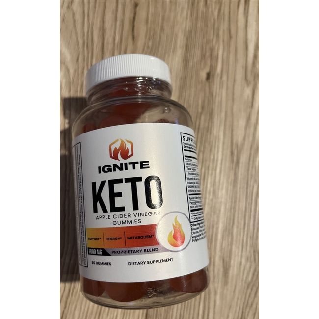 Ignite  Keto ACV Gummies 60 Gummies -2 per serv EXP 9/2025 NEW