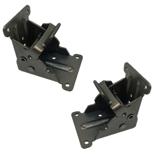 MechWares - Foldable Support Bracket-Self-Locking Hinge- Leg Fittings and Corner Brace- for Folding Legs |Folding Workbench| Fold Down Desk Extension in Kitchen | Laundry Room Garage | Boat | RV (2)
