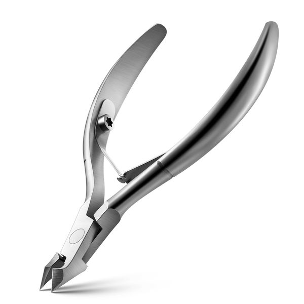 FVION Cuticle Clippers - Precision Cuticle Cutter, Extremely Sharp Cuticle Scissors, Stainless Steel Nail Cuticle Remover, Professional Cuticle Nippers (5mm Jaw)