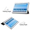 Feit dtab d-41A Docomo 10.1 inch Case Cover Thin Stand Function Tri-Fold Magnetic Lightweight Shockproof PU Leather Tablet Case Compatible with dtab d-41A docomo