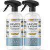 Granite Cleaner & Polish () - Granite Countertop Cleaner for Marble, 2 Pack