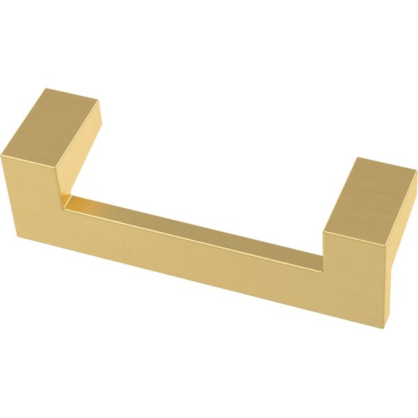 Franklin Brass Mirrored Cabinet Pull, Brushed Brass, 3 in (76mm) Drawer Handle, 10 Pack, P40835K-117-C