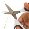 Westcott Titanium Bonded Rag Snips, Crafting and Quilting Scissors (16108)