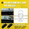 4PCS Exterior Outside Outer Door Handle Assembly For 2000-2004 Toyota Avalon