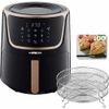 GoWISE USA 7-Quart Extra Large Electric Air Fryer |with Dehydrator | 8 Functions