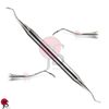 Periodontal Instruments Gracey Curettes Subgingival Calculus Removal Probe 10PCS