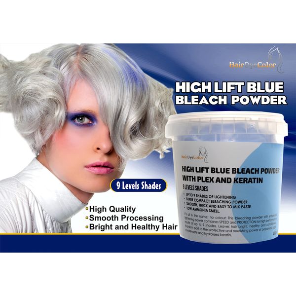 blue bleach powder