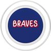 Vintage Braves Shirt Retro Throwback PopSockets MagSafe PopGrip for iPhone