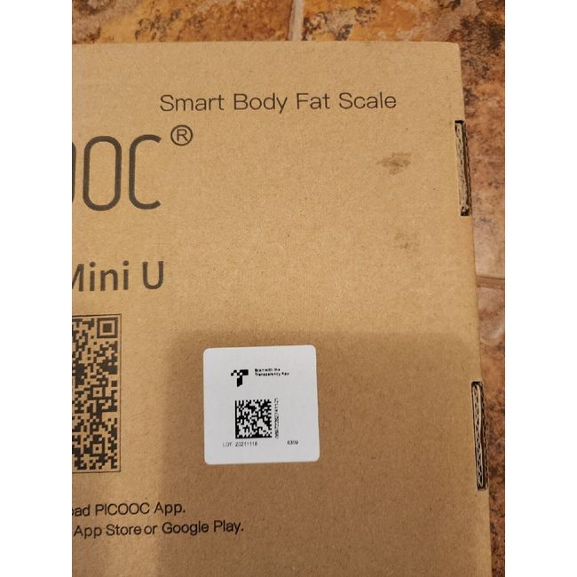 Picooc Smart Body Fat Scale, Model Mini U ~ NEW