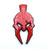 2Pcs Right Left Side Custom Gladiator Emblems 3D Badges Replacement for JL Jeep Gladiator (Black Red)
