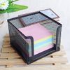 NUOLUX Table Metal Mesh Collection Square Note Paper Holder Desktop Accessory (Black)