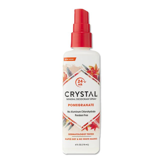 Crystal Essence Mineral Deodorant Body Spray 118ml Pomegranate (Pomegranate)