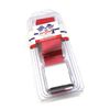 3pt Retractable Red Safety Seat Belt Standard Push Button Buckle Interior - Each