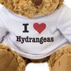 Big Red Egg I LOVE HYDRANGEAS - Teddy Bear - Cute Soft Cuddly Adorable - Gift Present