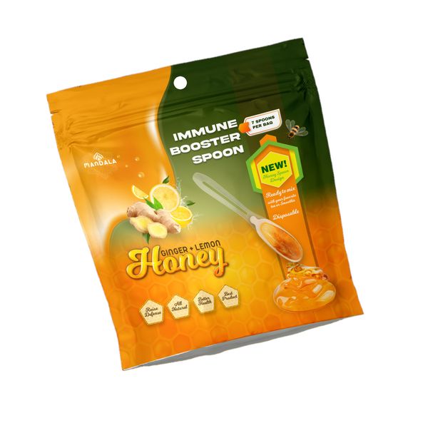 Immune Booster Ginger Honey Lemon Spoon 7-count bag