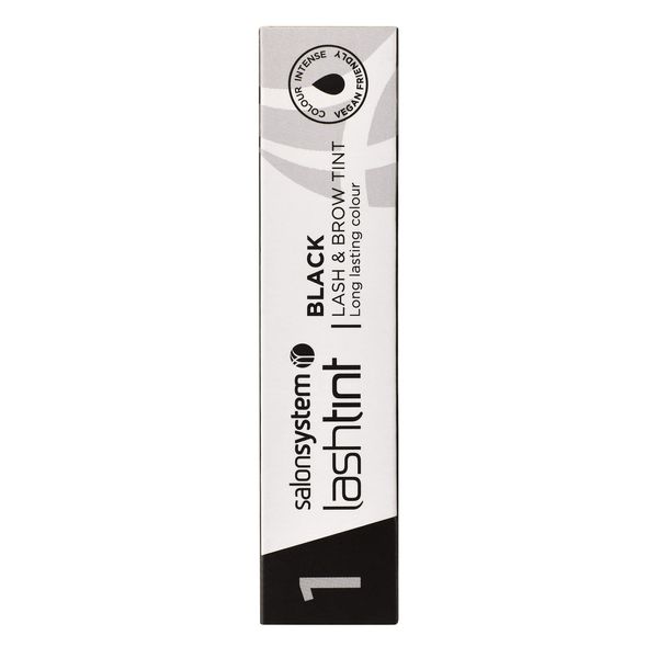 Salon System Lashtint Black Lash and Brow Tint, 15 ml