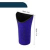 TUCKBOLD Auto Car Trash Can Durable Seat Back Trash Bin Blue 1 Pc 3.9" Width 7.5" Height Plastic Rhinestone