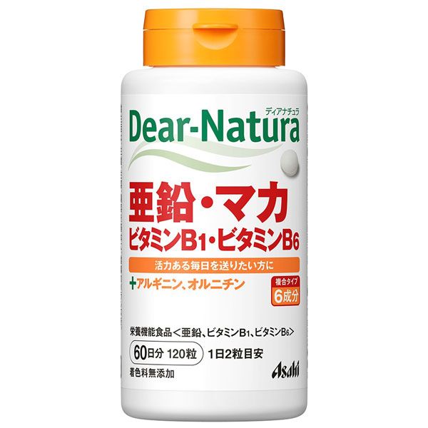 Dear Natura Zinc/Maca/Vitamin B1/Vitamin B6 60 days 120 tablets