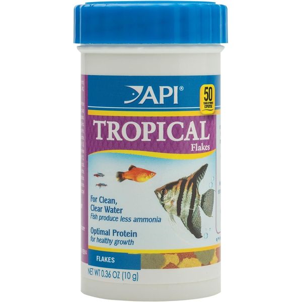 Tropical Flakes Fish Food .36-Ounce Container