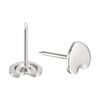 uxcell 25Pcs Heart Shape Push Pins Decorative Thumbtacks for Cork Board, Silver