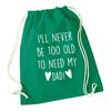 Flox Creative Green Drawstring Bag Helped me to be