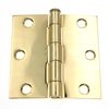 Warwick 15 Pack 3 Inch Door Hinges, Square Corner, Polished Brass DA3011PB
