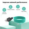 Aomitop Shielded Ethernet Patch Panel Bond Ground Extension Cord, for NEMA 5-15P 3 Prong Plug