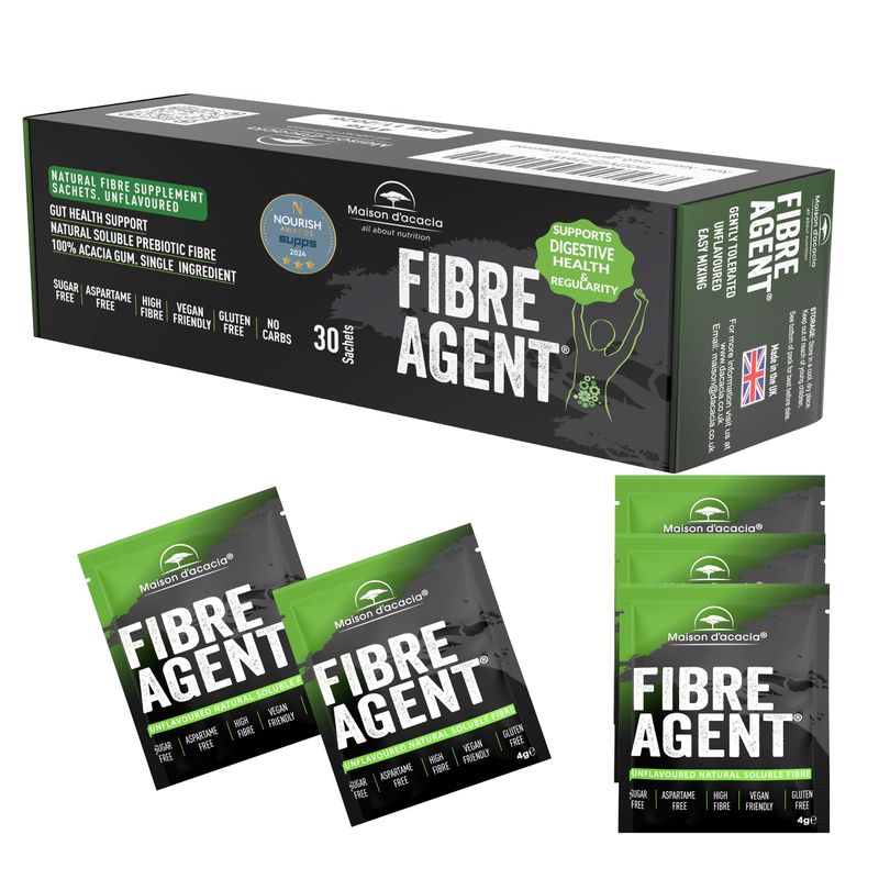 Fibre Supplement 30 Sachets. Natural Gut Health Award Winner. Soluble ...