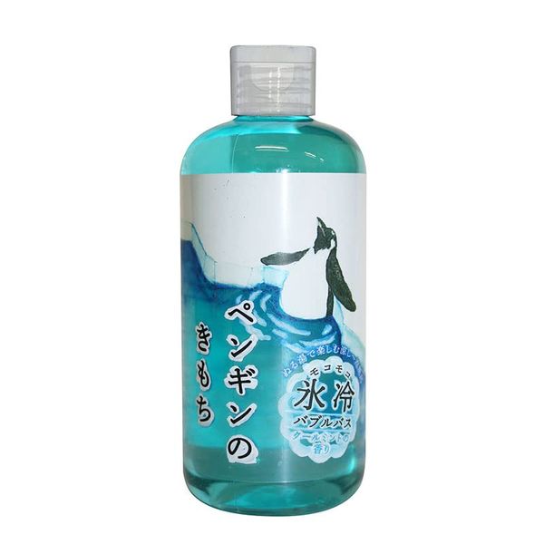 Kimochi Bubble Bath with Warm Water, Penguin, No Kimochi Cool Mint, 10.1 fl oz (300 ml), Foam Bath, Approx. 7 Uses Menthol Formulated