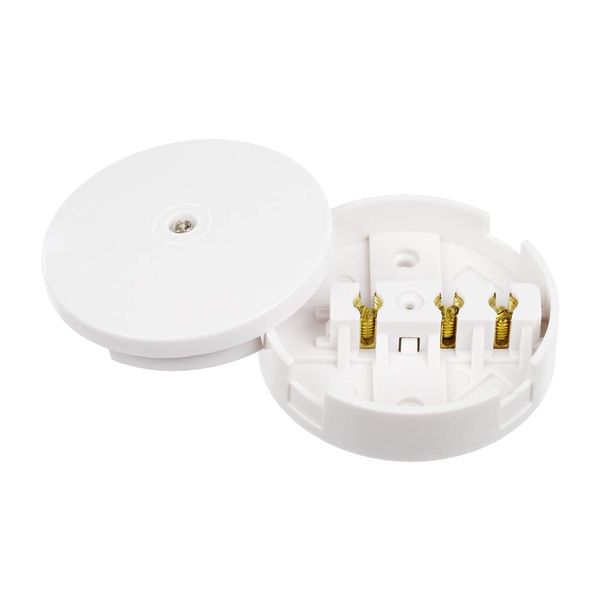 Invero 30A Junction Box 3-Terminal (89mm) - Suitable for Domestic and Commercial Uses - White