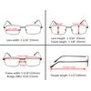 Gr8Sight 3-pack Large Rectangular Reading Glasses with Spring Temple for Men Black +1.25