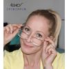 Eyekepper Women's Stylish Readers Comfortable Reading Glasses Men Transparent Frame Spring Hinges