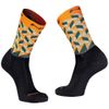 Northwave Core Cycling Socks Orange/Grey/Black 2021: Size: XS (34-36)
