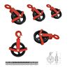Gin Wheel 125mm with a Hook Scaffolding Pulley Block Lifting Crane