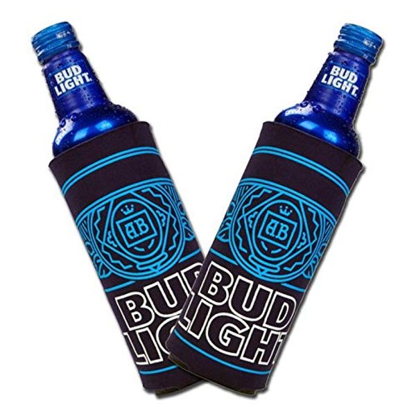 Bud Light Aluminum Bottle Cooler - Set of 2