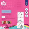 Vervaco Long Stitch Cushion: Hello Kitty Striped, Multi-Colour