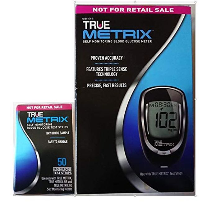TRUE METRIX Meter Only plus 50 METRIX Test Strips EveryMarket