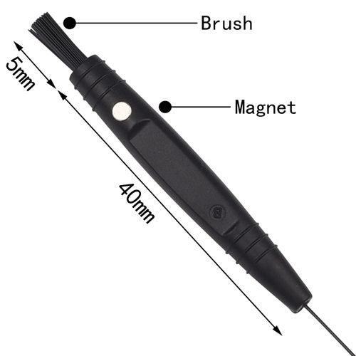 MFUOE Multifunctional Hearing Aid Cleaning Kits Hearing Aid Long Stick Brush Cleaning Tool Hearing AIDS Cleaning Aids Auxiliary Brushes Accessories Headphones Vent Cleaner (3)