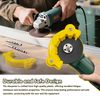 2 Pack Drill Bit Sharpener for All Bits - Multipurpose Grinding Attachment with Angle Guide, Compatible with Angle Grinders & 4mm–12mm Sockets (Portable & Durable)