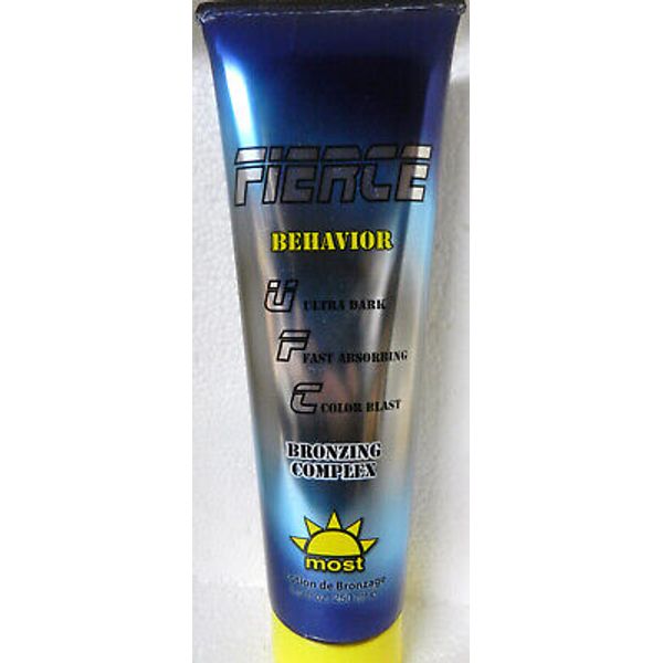 FIERCE BEHAVIOR ULTRA DARK BRONZER BRONZING FOR MEN MENS TANNING LOTION BY MOST