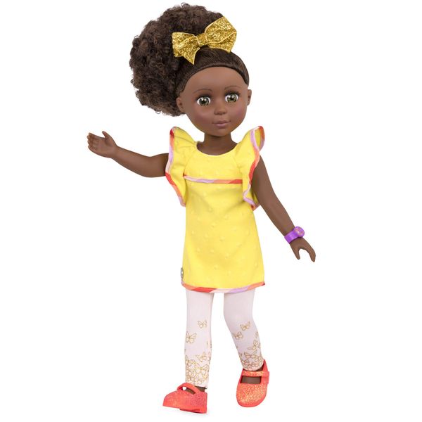 Glitter Girls - Nelly 14-inch Poseable Fashion Doll - Dolls for Girls Age 3 & Up,Yellow