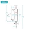 stonylab Water Oil Receiver Separator with 24/40 Lab Supply, 100 ml