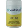 Bio Nutrition 40 Plus One-A-Day Multivitamin: 90 vegi-tabs