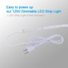 2PIN Connector Wire to IP65 Connector for 120V Dimmable LED Strip Light,