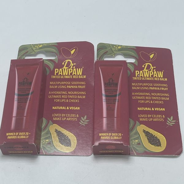 2 - Dr. Pawpaw Tinted Ultimate Red Balm New In Package