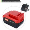 2Pack 8.0Ah 18V Lithium Battery for Porter Cable 18 Volt PC18B PC18BL PC18BLX